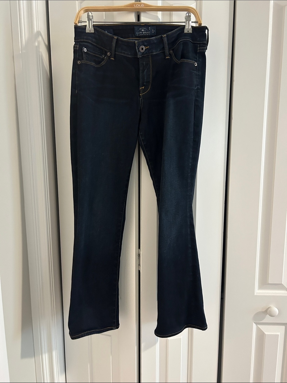Lucky Brand Dark Indigo Flare Jeans